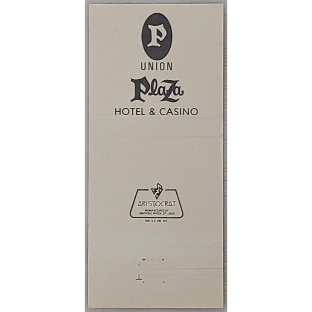Vintage Backstage Restaurant Matchbook Cover Union Plaza Las Vegas Nevada NV - Picture 3 of 5